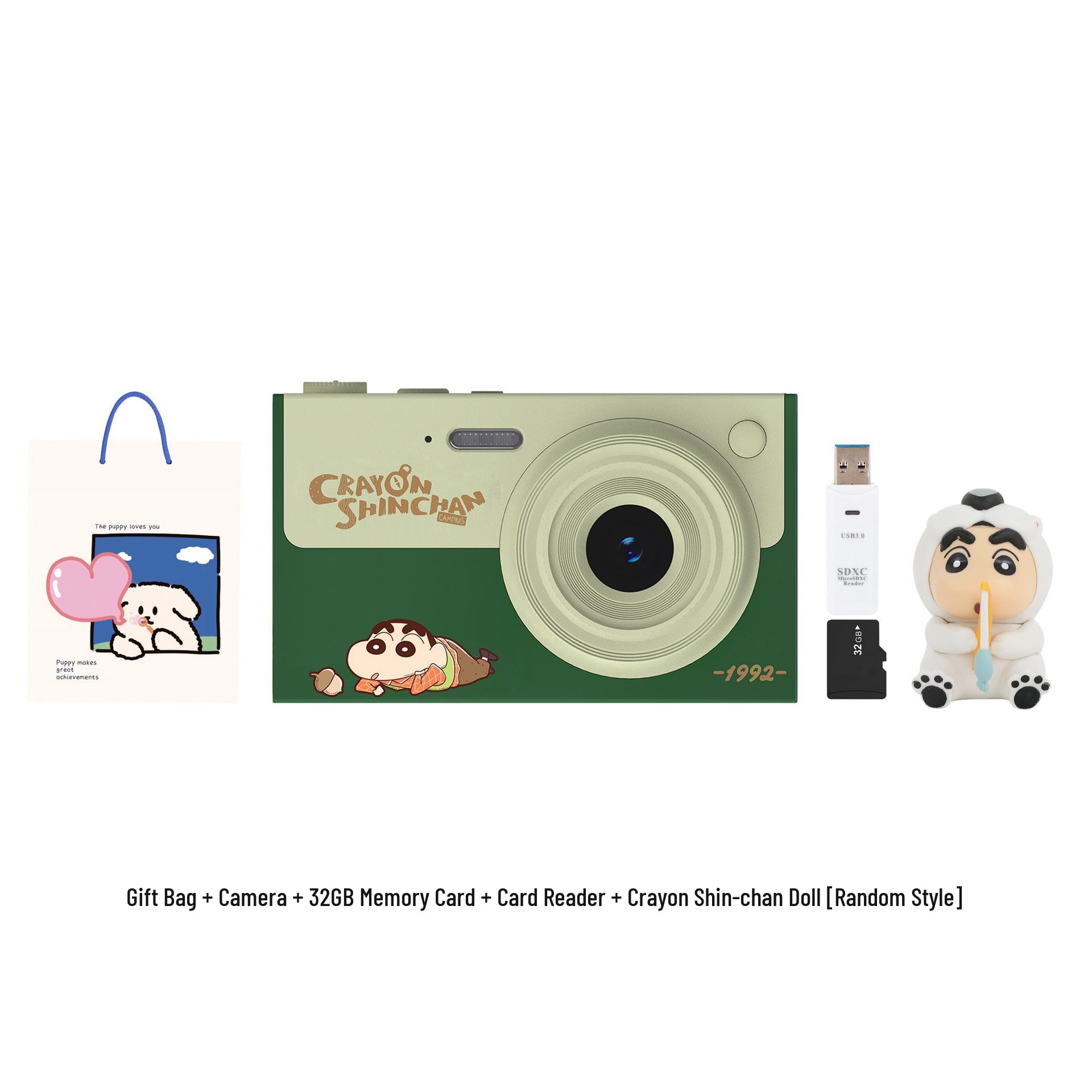 4K HD Crayon Shin-chan Camera for Photo & Video Recording