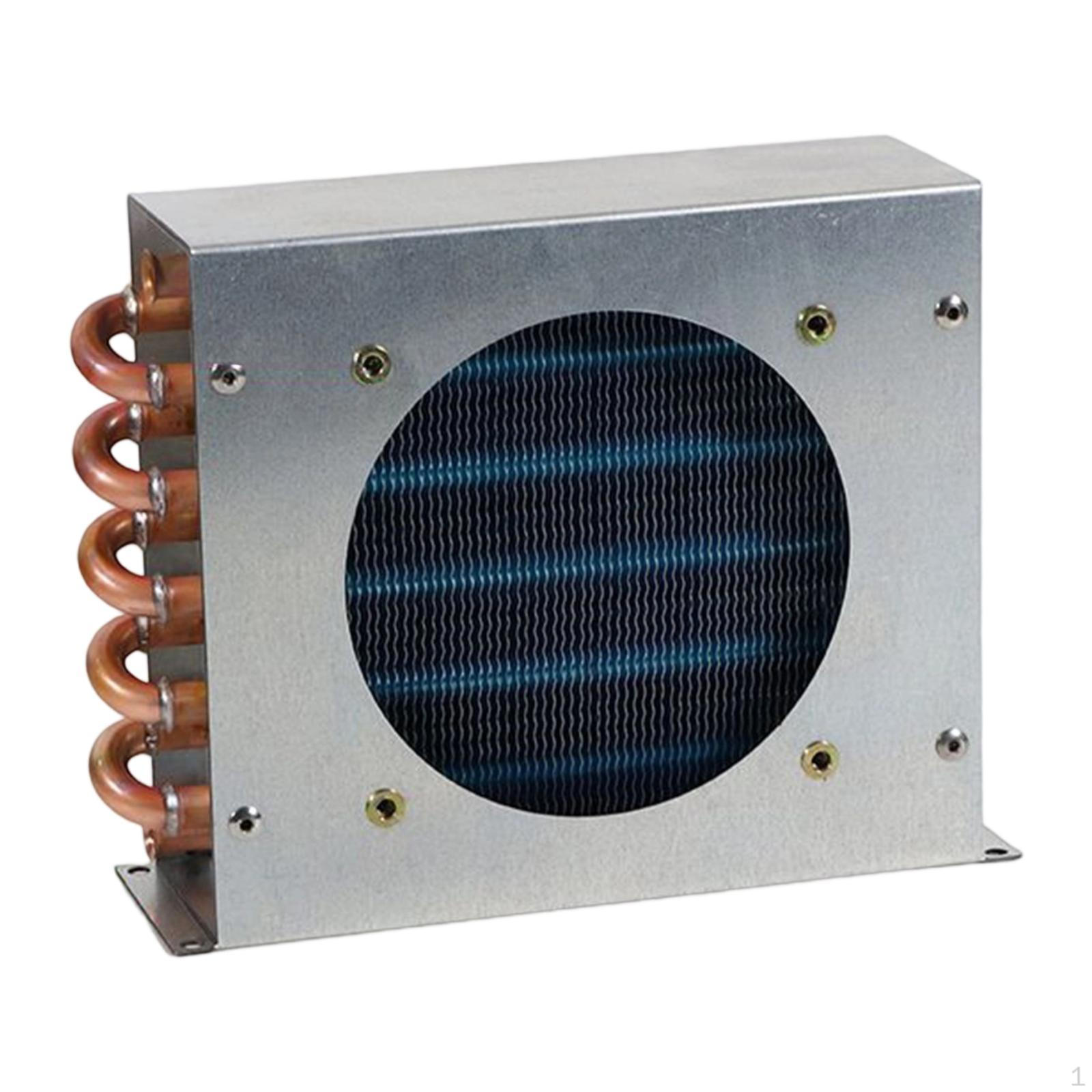 

Конденсатор для холодильника Компактний алюмінієвий ребра Маленький радіатор з повітряним охолодженням Водяне охолодження 2x6x155