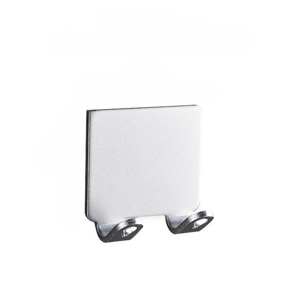 

1шт непробивной держатель для бритвы крючок для хранения алюминиевый многоцелевой без хранения аксессуары для ванной комнаты серебряный