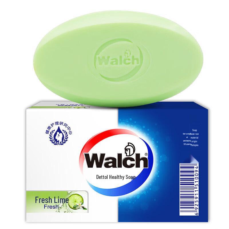 Walch Healthy Soap - Fresh Lime Scent (4 X 125g Pack)