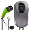 Qoltec Stacja ładowania EV  2w1 Typ2 | 22kW | Wi-fi| Smart life APP | LCD | RFID | 3 fazy | Wallbox | 5m