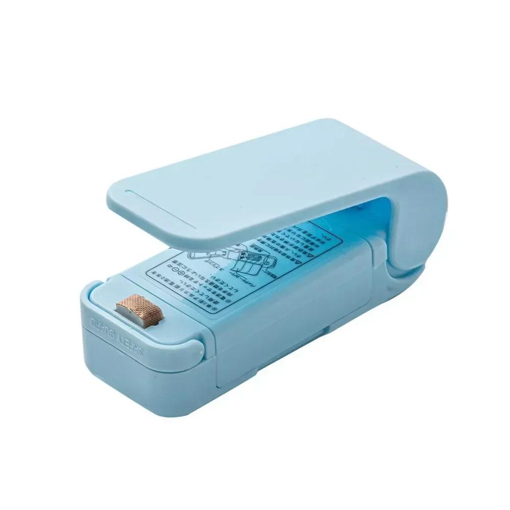 1pc Mini Heat Bag Sealing Machine Package Sealer Bags Thermal Plastic Food Bag Closure Portable Sealer Kitchen Accessories