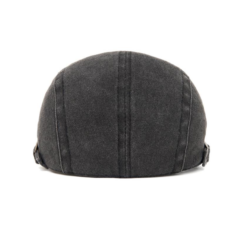 Forward Hat Men's Spring Summer British Vintage Peaked Cap Letter Embroidered Beret Sun Hat Newsboy Hat