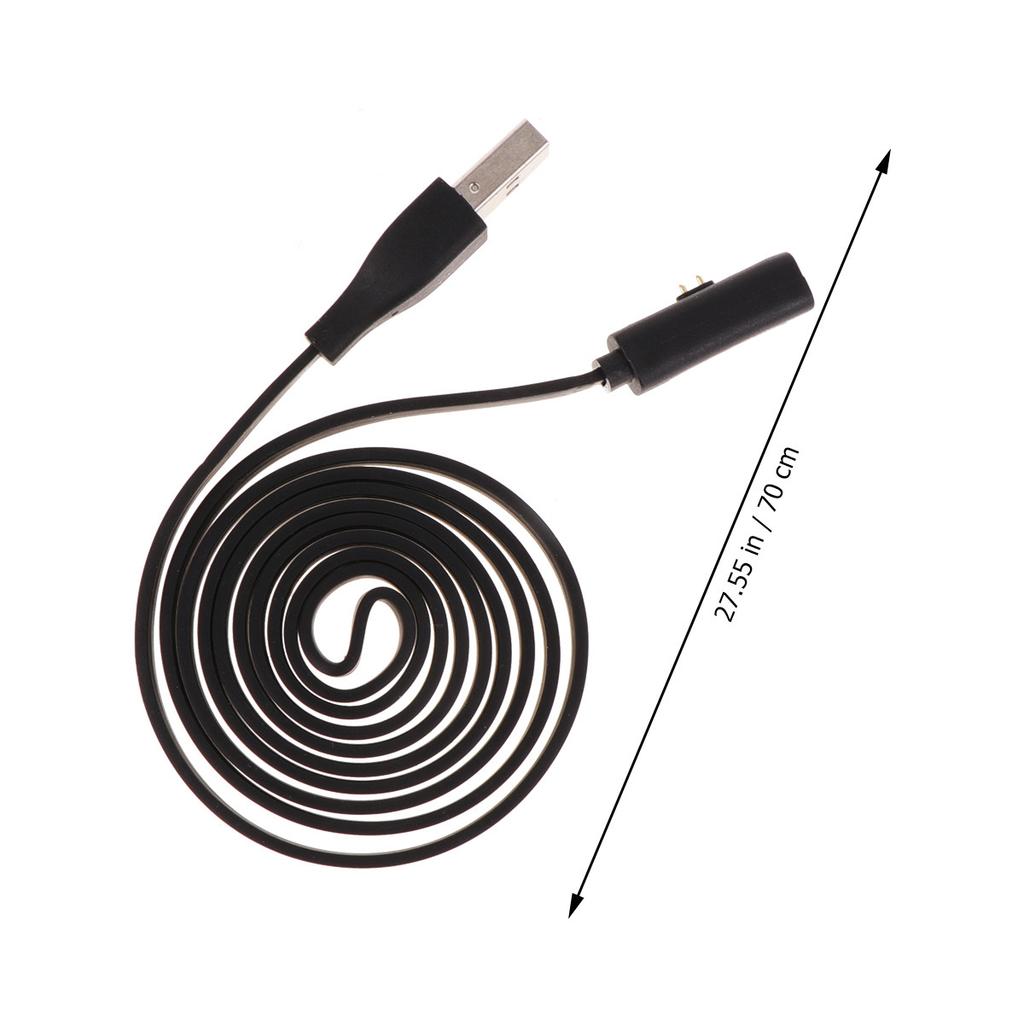 USB Magnetic Charging Cable Fast Cord for Pebble 3 Smart Watch Black Cable Charging Cord