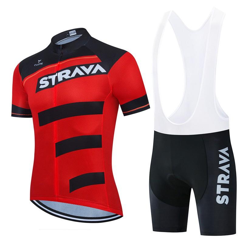 Men Women Cycling Jersey Set Short Sleeve Breathable Mountain Bike Apparel Riding Kit