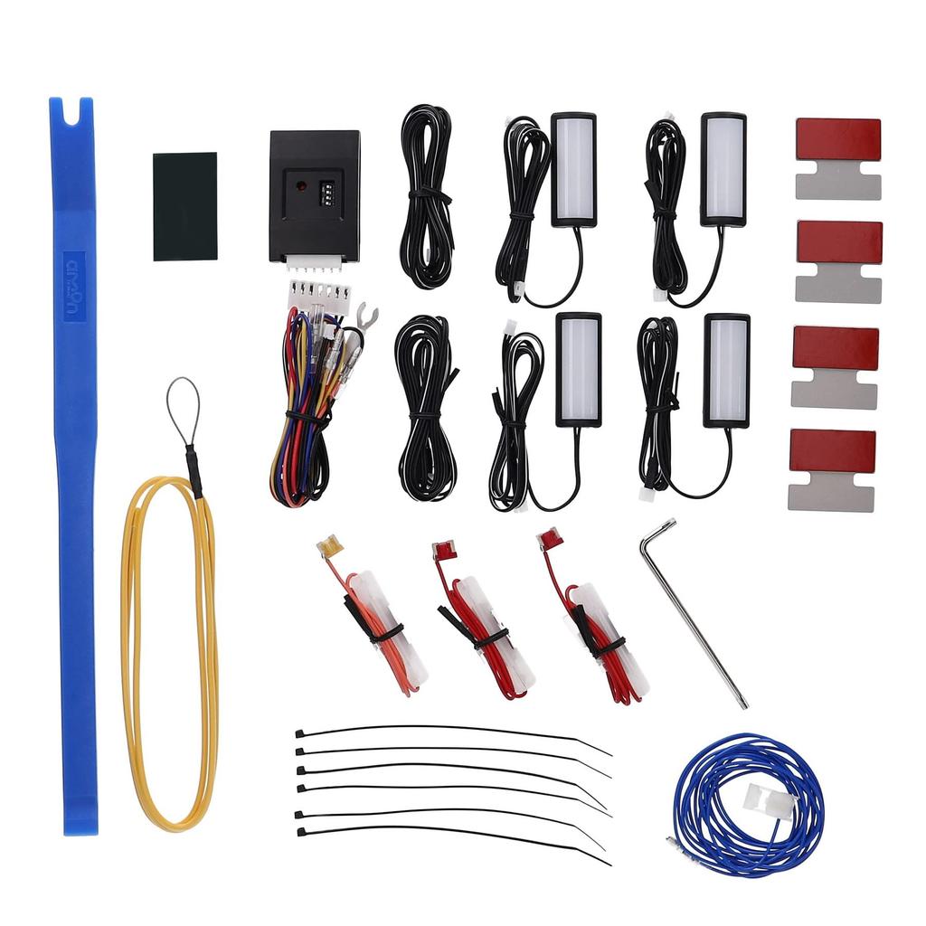 Online Serena LED Footlight Kit for Front and Rear FB008 [Amon Exclusive] (C27) Seats, Blue,