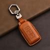Genuine Leather Protector for Mitsubishi Lancer 10 Outlander Ex Asx Rvr Eclipse Cross Pajero Sport L200 Key Case Cover Fob