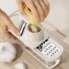 3-in-1 Groentesnijder Rasp Roestvrij Staal Voedselsnijder Snijmachine met Handbeschermer Julienne Pureren Groente Bereidingsgereedschap voor Keuken