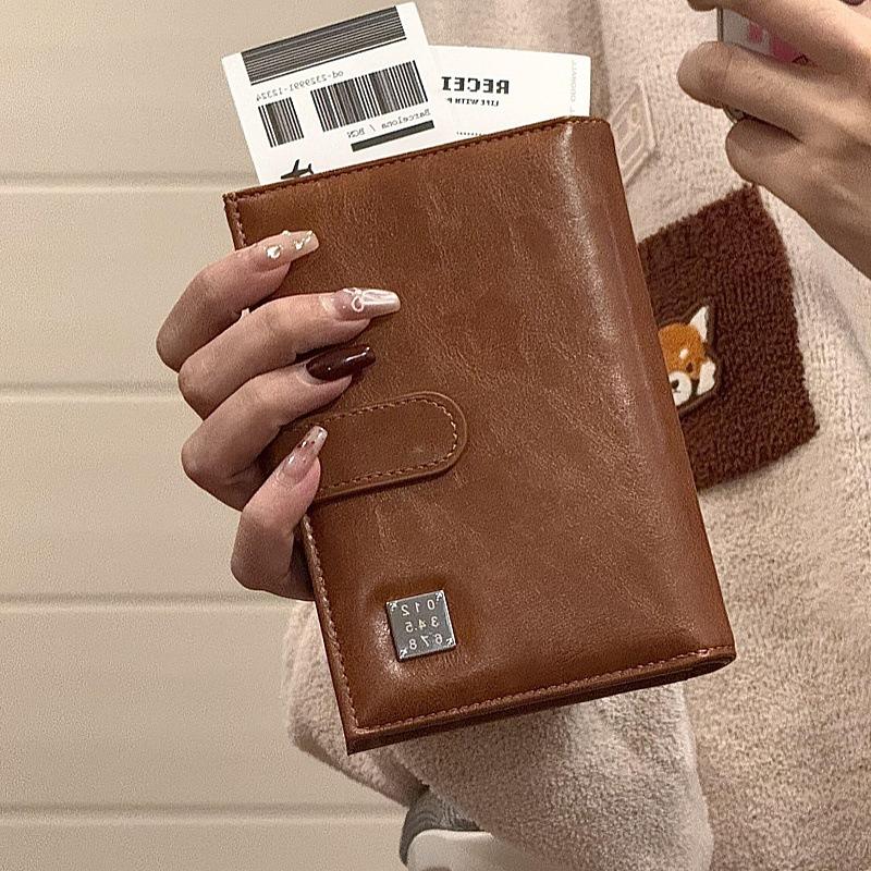 Travel Passport Wallet Women Man Card Holder Rfid Blocking Credit Card Id Bag Plane Ticket Holder Multifunction Wallets