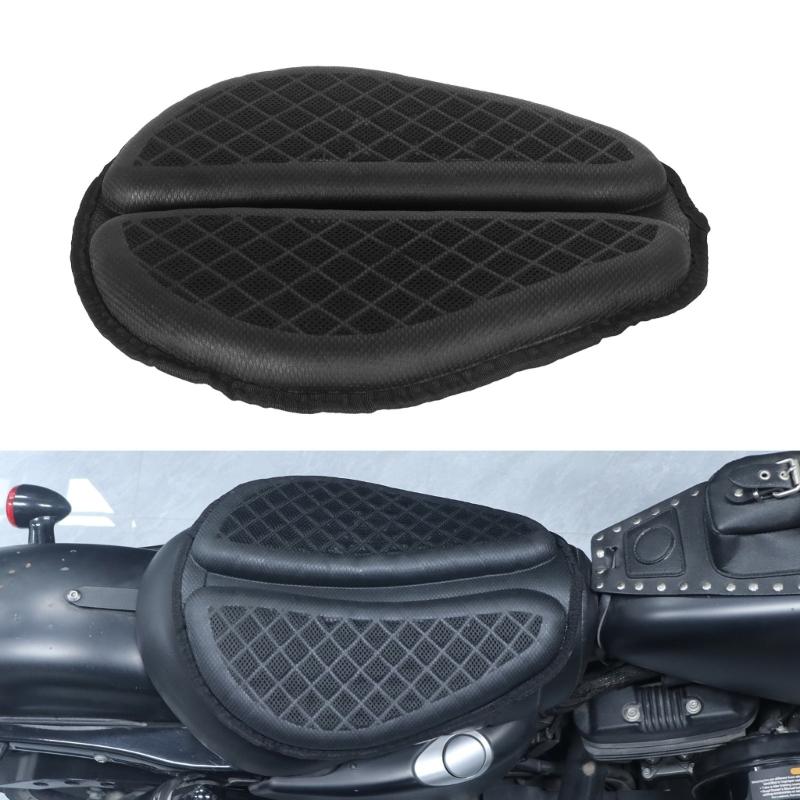 3D Honeycomb Motorcycle Gel Seat Cushion with Cooling Technology Suitable for Long Distance Riding & Hot Weather Comfort