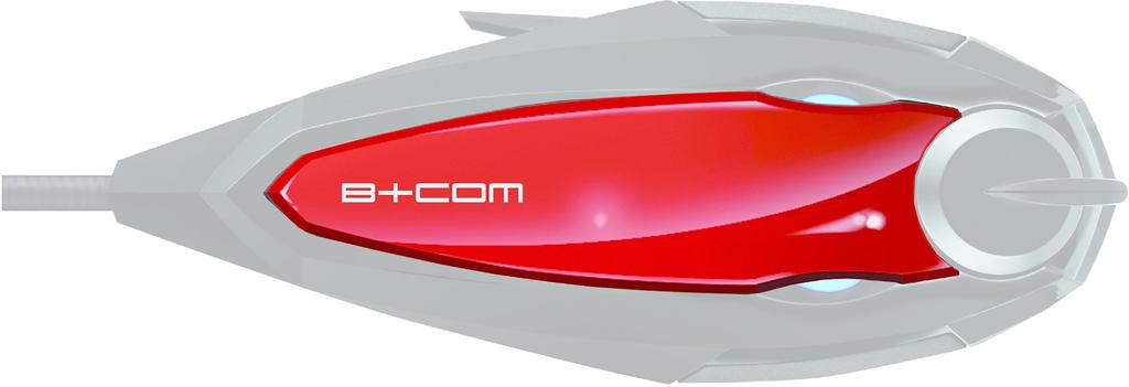 SYGN HOUSE Motorcycle Intercom for SB6XR Optional Parts Compatible with SB6XR Part Number 00082403 B+COM (B-COM SB6XR) Faceplate, Red, Only,