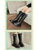 Girls' High-Top Fashion Show Boots - Knee-Length Princess Style