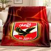 Al Ahly FC blanket Flannel Blanket Soft Cozy Plush Throw for Sofa Bed Lightweight Home Decoration Outdoor camping