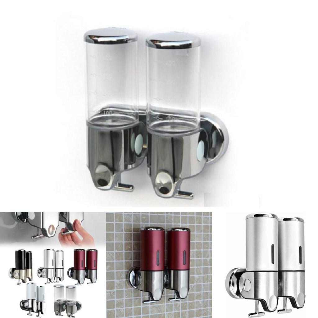 Elegantes ABS Seifenspender für Einzel- und Doppelsitz mit manuellem Drücker für gewerbliche Badezimmer