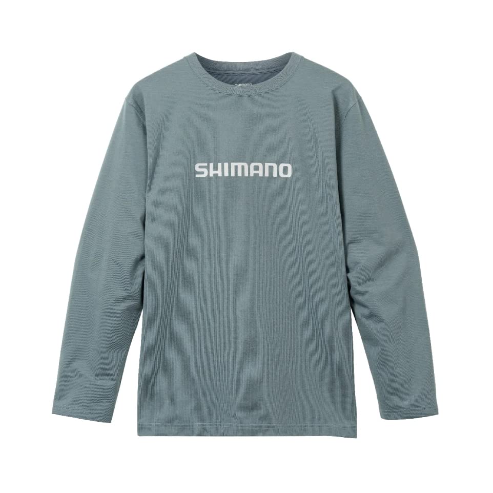 

Shimano Dry Logo Long Blue XS T-Shirt, Sleeve, Gray, SH-022W