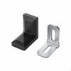 Right Angle Bracket, Nylon Corner Brace, Sturdy Duty Shelf Support, Furniture Fastening White 1