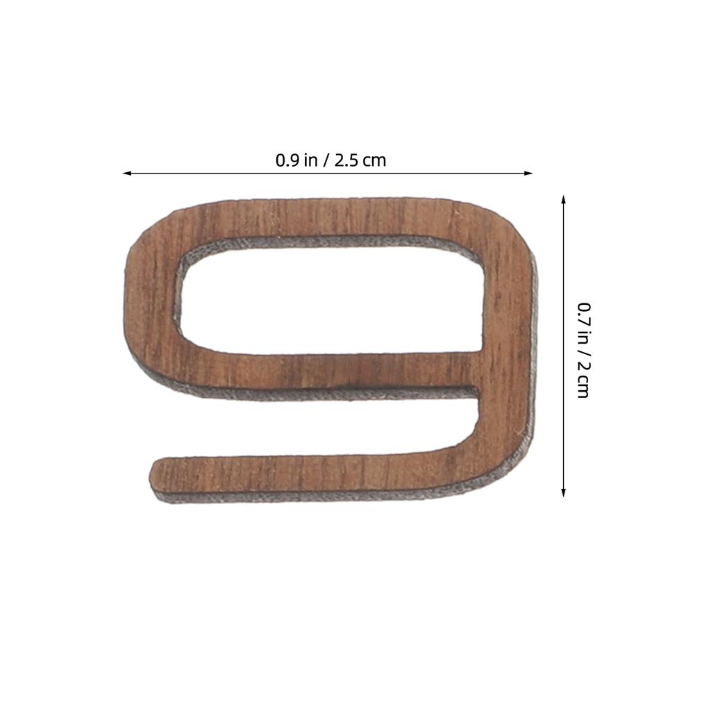 DIY Wanduhr Zubehör Holz Arabische Ziffern Kleine Runde Punkte Bauernhaus Retro Dekoration Stilles Quarz Kit