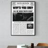 Retro Arctic Monkeys Newspaper Poster Aesthetics Rock Singer AM 505 Rapper Canvas Painting Print Wall Art Mural Home Room Decor
