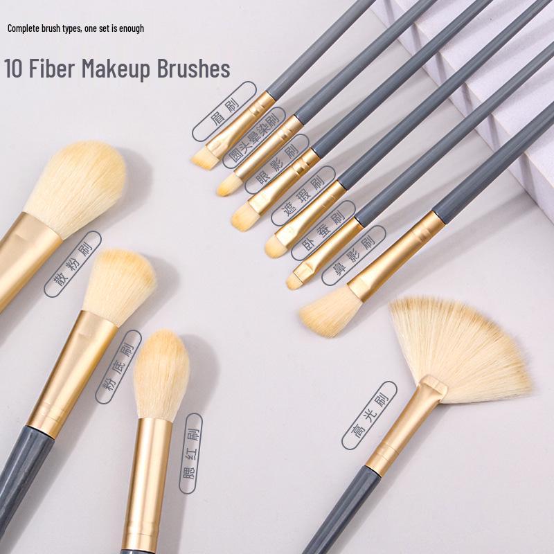 Blue Bridge 10-Piece Makeup Brush Set: Eyeshadow & Concealer Brushes