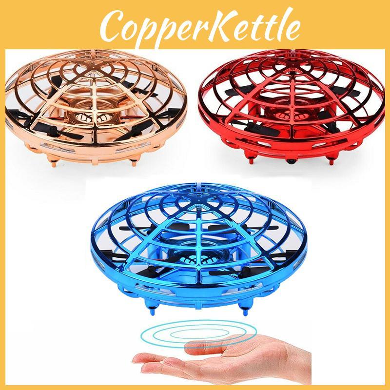 Hand Controlled Mini Drone Induction Levitation Ufo Flying Toy For Kids Gift Fun