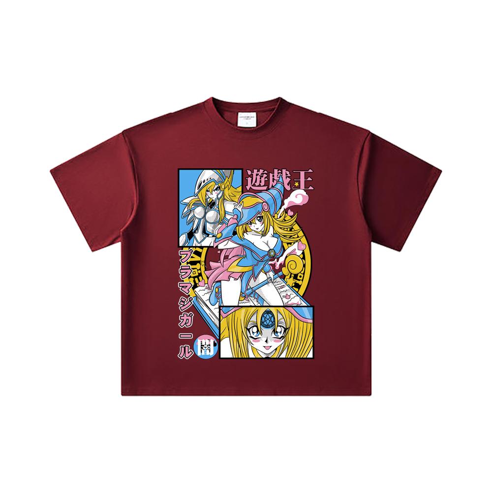 260 GSM Double Yarn 32 Count 100% Cotton Yu-Gi-Oh V4 Maga Obscura Print Unisex Heavy Cotton T Shirt