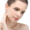 Lindon 925 Sterling Silver Synthetic Pearl Earrings Drop Earrings For Women Wedding Party Gifts