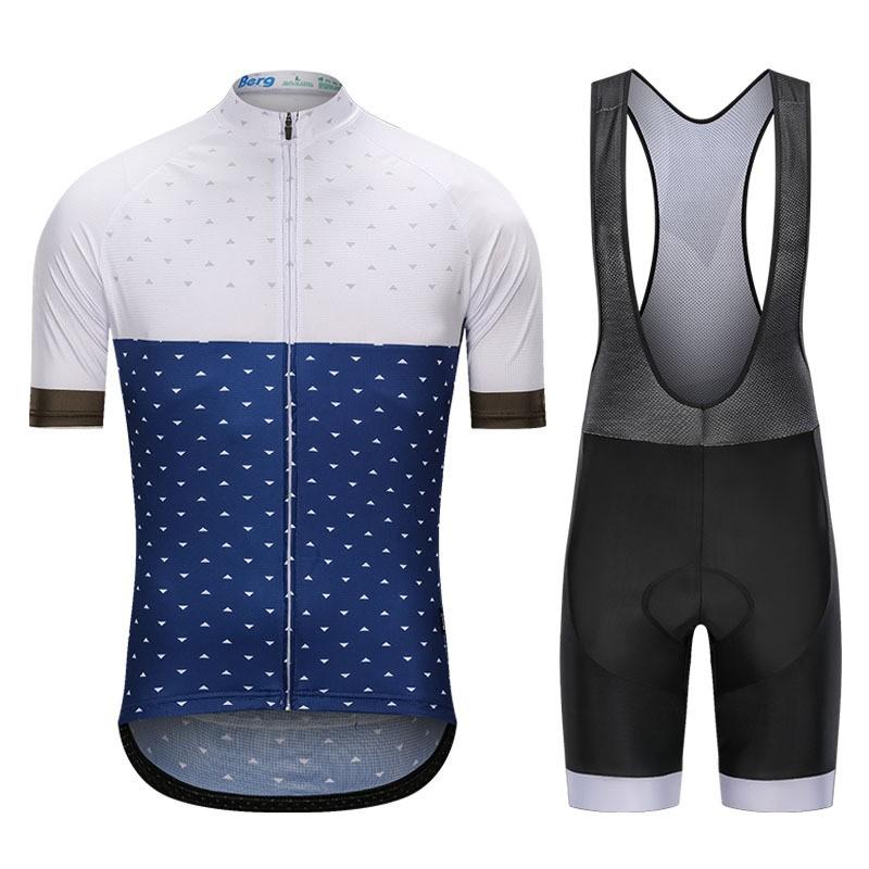 Men Women Cycling Jersey Bib Shorts Set Breathable Mountain Road Bike Outfit