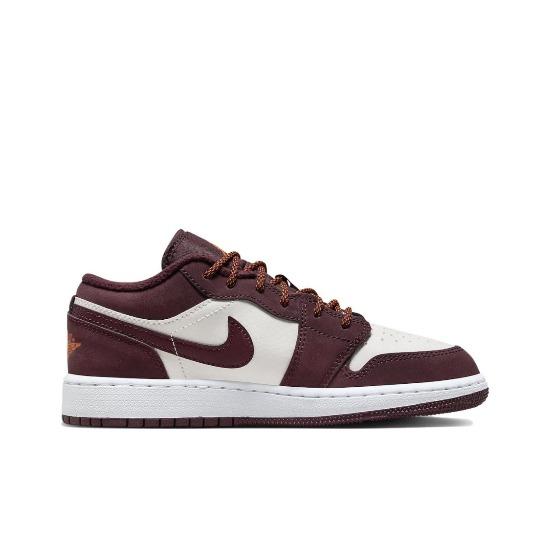 Air Jordan 1 Low GS Night Maroon 553560-068