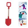 1 buc. Lopata de zapada pentru copii Lopata de plaja pentru copii cu maner din lemn