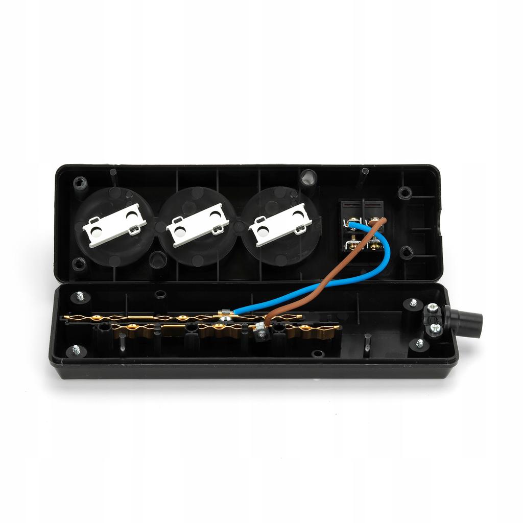 Socket, Electrical Strip, Splitter Montis White