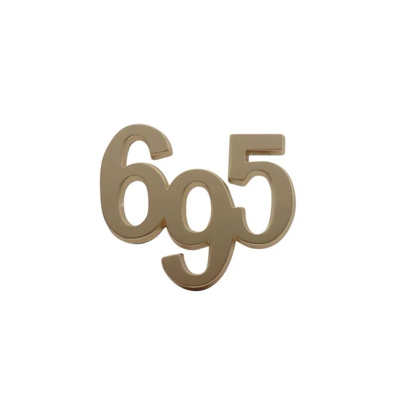 

3D Premium 695 for 124 125 130 131 500 595 70th Anniversary car Engine Hood Fender trunk Tail Rear Decal Emblem Badge Sticker