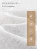 Women's High-Waisted Light Grey Straight-Leg Sweatpants - Hua Cotton, Slimming, Soft, Draped, Spring/Autumn.