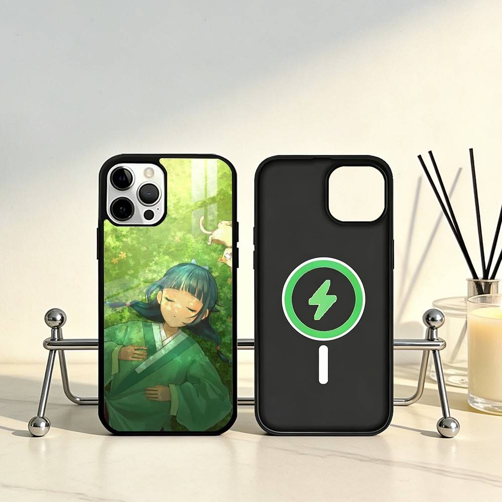 The Apothecary D-Diaries Maomao Phone Case For iPhone17,16,15,14,13,12,11 Plus,Pro Max Magnetic For Magsafe Wireless Charging