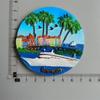 Netherlands Curacao Tourist Souvenirs Gift Stereo Resin Refrigerator Magnetic Stickers 3D Lizard Magnets for Refrigerators