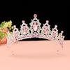Children's Crystal Tiara Headband: Princess Crown Hair Accessory for Girls' Birthdays and Performances