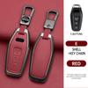 Metal Leather Car Key Case Cover for  A3 A5 A5L 2025 Q5 Q6 Q6L A6 A6L 2025 Keychain Remote Protection Bag Shell