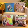 Kissenbezug Leinen Hautfreundlich Weich Dekorative Hülle Für Sofa Heimdeko Miss Kobayashis Dragon Maid Kissenbezug