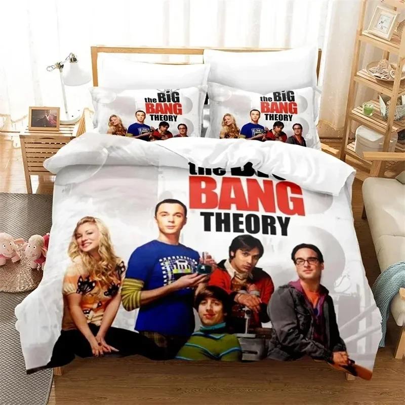 Big Bang Theory 3D NEW Duvet Cover Pillowcase Bedding Set Adult Boy Girl Bedroom Decoration Children Single Double Large
