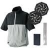 Workwear with Fan and Ice 8903 Cool Blouson Package [Forecast] Air-Conditioned Packs, Short-Sleeve All-in-One