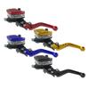 Universal Motorcycle Adjustment Front Brake Masters Cylinder Clutch Lever for Dirt Bike with 7/8" 22mm Standard Handlebar