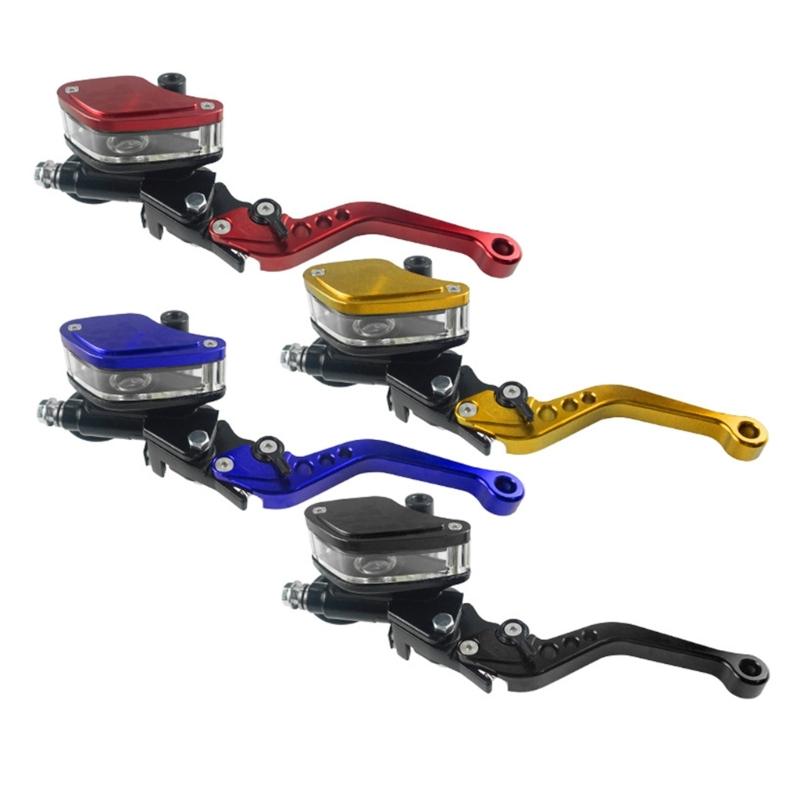 Universal Motorcycle Adjustment Front Brake Masters Cylinder Clutch Lever for Dirt Bike with 7/8" 22mm Standard Handlebar