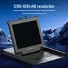 Shengwei 8-Port KVM Switch with 17-Inch Foldable VGA LCD Console