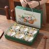 Ceramic Rice Bowl Gift Set - Creative Tableware for Housewarming