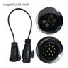 W91F Truck Towing Connector Adapter 7 Pin To 13 Pin Plug for Car Trailer Towing 12V