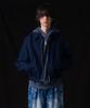 Iugamakaras Needlework Denim Raglan Jacket (Deep Blue)