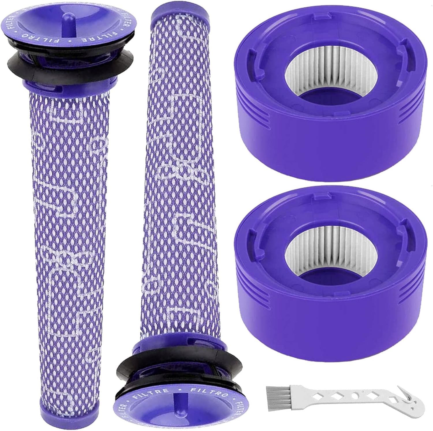 

6 Pack Vacuum Filters for V8/V7 Animal & V8 Absolute Cordless, Replaces #965661-01 & 967478-01, 3 Pre + 3 Post Filters
