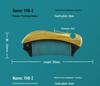 Portable Jade Sandalwood and Cow Horn Comb for Men & Women - Free Custom Engraving Gift Comb
