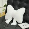 Stylish Bowknot Design Cushion Plush Fabric Back Support Throw Pillow For Home Office Use Sofa Couch Bedroom Decors
