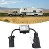 Hot Light Converter Trailer Light Converter US To European Vehicle Replacement 7-Way Accessory Connector Parts