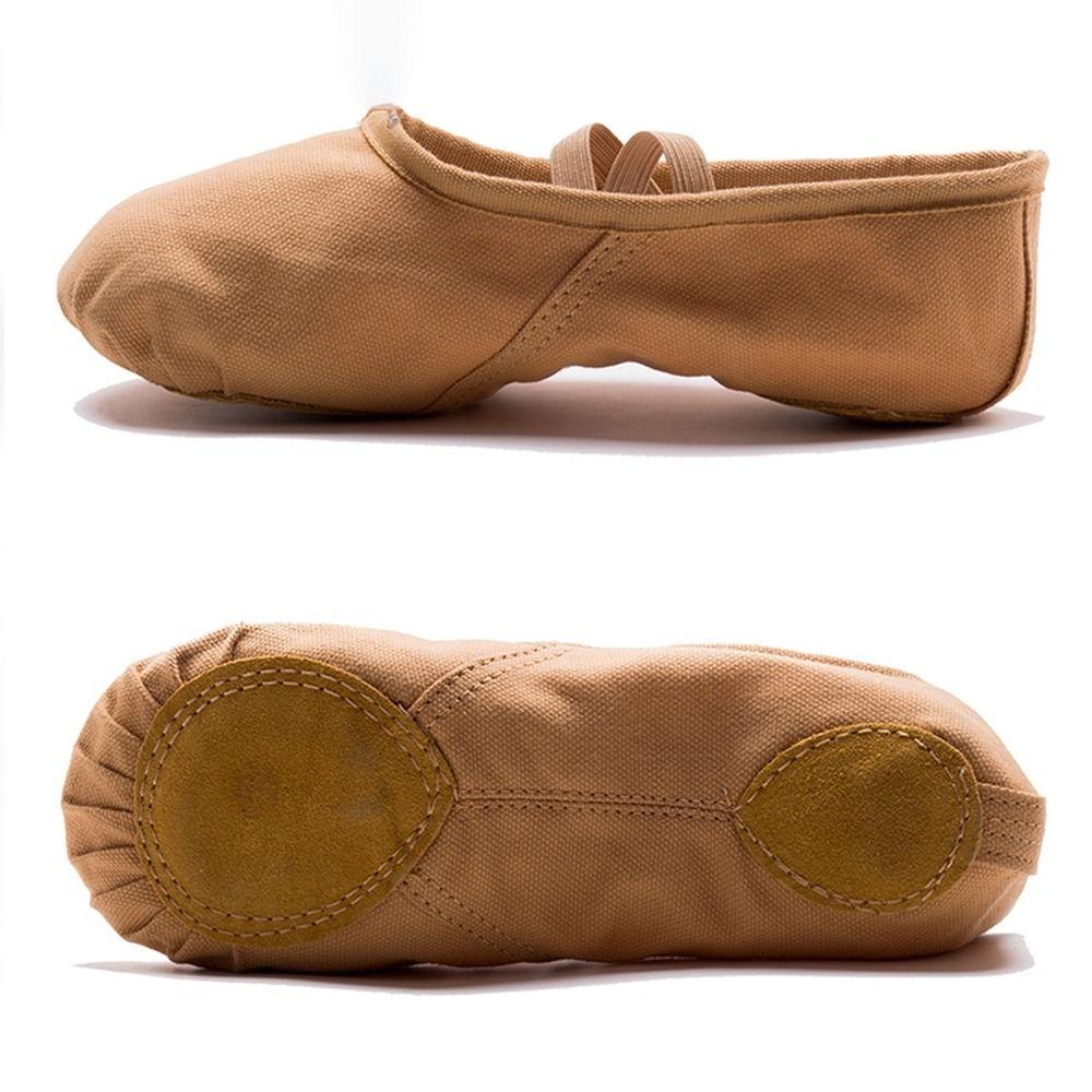Ballet Dance Latin Dance Leather Canvas Girls Ballet Shoes Gils Shoes Flats Shoes Dance Shoes
